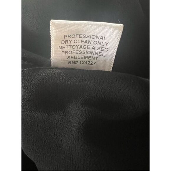 Misa Los Angeles Women's Black Lilian Tie Neck Ruffled Tiered Mini Dress XS NWT - Picture 6 of 7